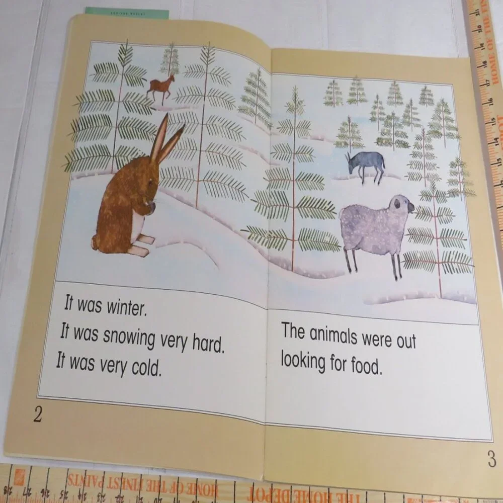 The Rabbit and the Turnip (almost 2 feet tall) with (4) student story books